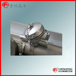 UHC-517C  turnable flange connection Magnetical level gauge Stainless steel tube   [CHENGFENG FLOWMETER] alarm switch & 4-20mA out put Chinese professional manufacture